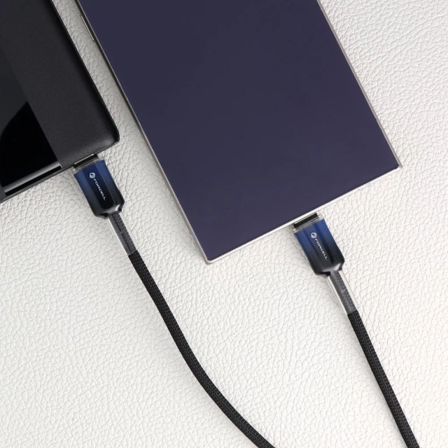 Kabel USB-C – USB-C 60W Forcell F-Energy Gradient 1 m C354 czarny