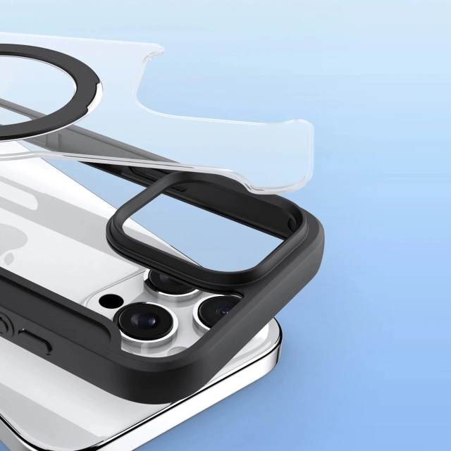 Puzdro MagSafe pre iPhone 16 Pro Max Dux Ducis Skin X Pro, stojan