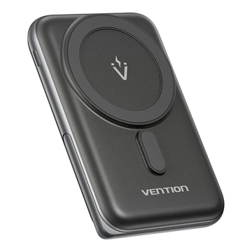 Магнітний зовнішній акумулятор Vention FHNB0 20 Вт, 10000 мАг (чорний)