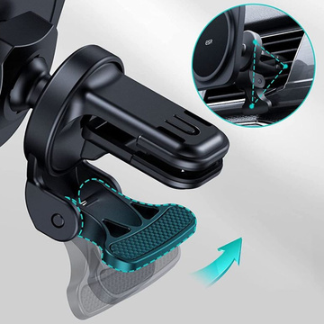 Магнітний автомобільний тримач MagSafe ESR HaloLock для решітки iPhone 13 Black