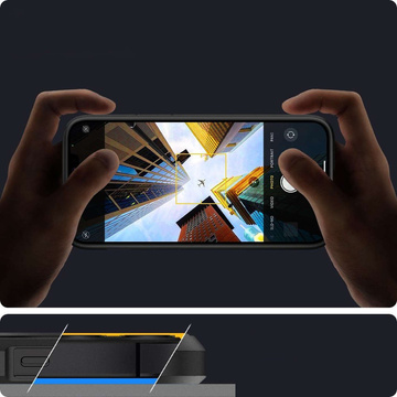 Kryt Spigen Ultra Hybrid pre Apple iPhone 12/12 Pro 6.1 Matte Black Alogy sklo