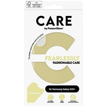 Чохол CARE для Samsung Galaxy S25 від PanzerGlass Fashion Chardonnay Yellow