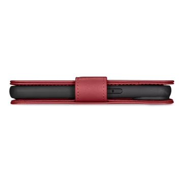 iCarer Wallet Case 2in1 Cover iPhone 14 Plus Anti-RFID Leder Flip Cover Rot (WMI14220727-RD)