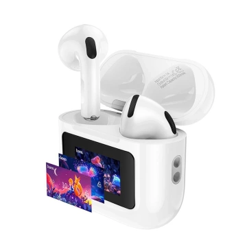 Hoco EW73 TWS biele Bluetooth 5.4 dotykové slúchadlá