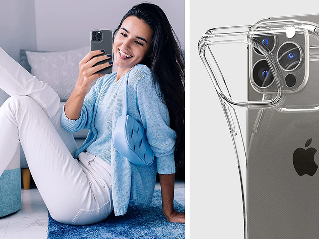 Etui Spigen Liquid Crystal для Apple iPhone 13 Pro Crystal Clear