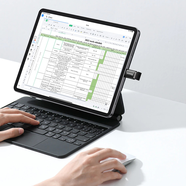 Adaptér Baseus Mini OTG Adaptér Adaptér USB-A na USB-C typu C černý