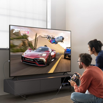 Verlängerungskabel USB-C Typ C 3.1 Gen2 Thunderbolt 100 W PD 10 Gbs 4K 2 m Adapterkabel Nylongeflecht stark