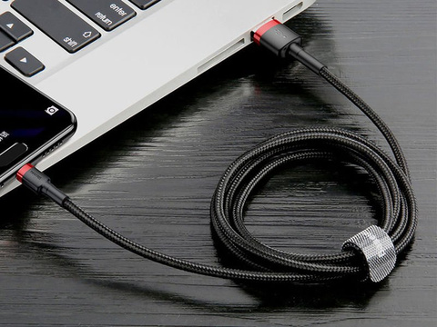 Baseus Kabel USB-C 2A 2M červeno černý