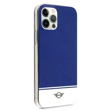 Etui na telefon Stripe Collection hardcase do iPhone 12 Pro Max granatowy/navy