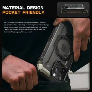 Etui Supcase UB Grip Mag Magsafe für iPhone 16 Pro Schwarz