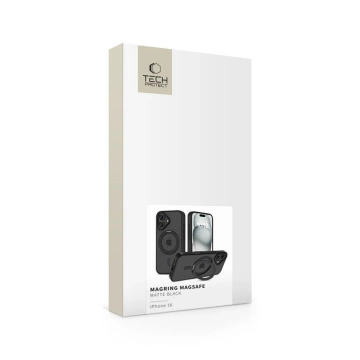 TECH-PROTECT MAGRING SAFE IPHONE 16 MATTE BLACK
