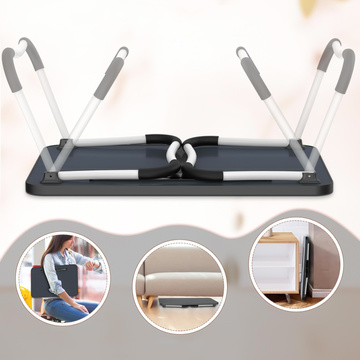 Портативний складаний столик для ноутбука Столик для ноутбука для сніданку під сніданок Підставка для ноутбука MacBook Black