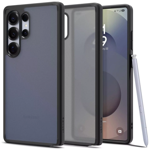Puzdro Spigen Ultra Hybrid pre Samsung Galaxy S25 Ultra, matne čierne