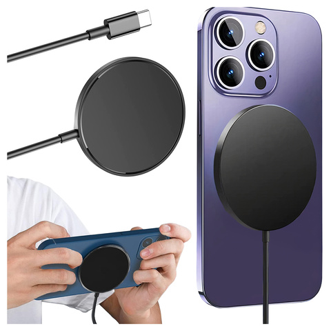 Alogy Wireless Charger for MagSafe 20W for iPhone 14/13/ PRO/ MAX/ MINI Black