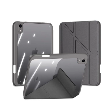 Dux Ducis Magi puzdro pre iPad mini 2021 smart kryt so stojanom a úložiskom pre Apple Pencil sivý