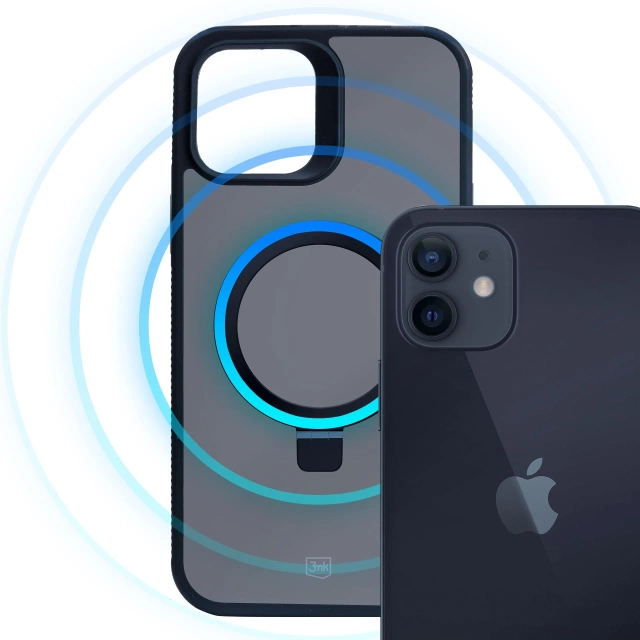 Чохол для Apple iPhone 12 / iPhone 12 Pro - 3mk Smoke Case Mag