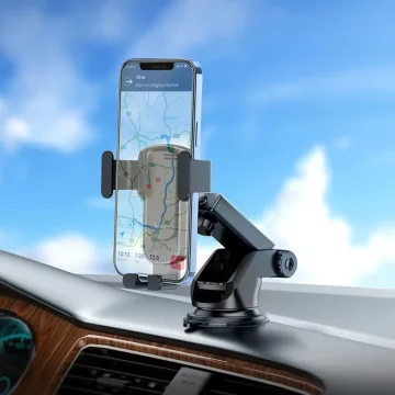 Автотримач HOCO gravity для вікна/дошки CA104, чорний
