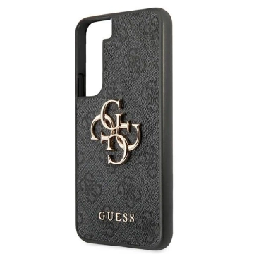 Pevné pouzdro Etui Guess GUHCS22S4GMGGR S901 do Galaxy S22 4G velké kovové logo