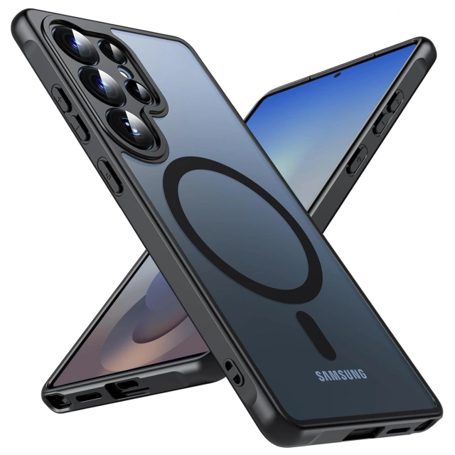 Чохол для Samsung Galaxy S25 Ultra Alogy Matte HybridMag™️ MagSafe Matte Black