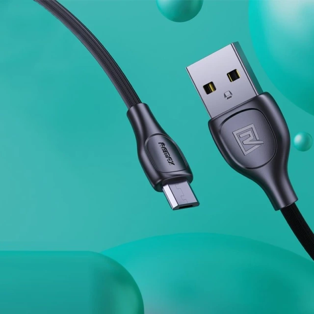 Remax Lesu Pro kabel USB - micro USB 480 Mbps 2.1 A 1 m bílý (RC-160m bílý)