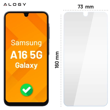 Szkło hartowane do Samsung Galaxy A16 4G/5G 2025 ochronne szkiełko na ekran 9H Alogy Heavy Pro+™️