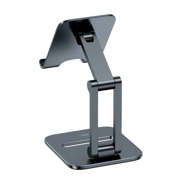 Baseus Desktop Biaxial Skladací kovový stojan na smartfón sivý (LUSZ000013)