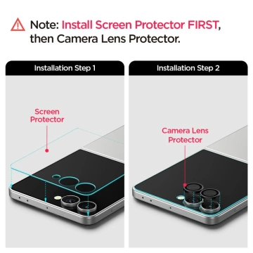 Osłona Aparatu Galaxy Z Flip 7 Spigen Optik Pro 2-Pack Black