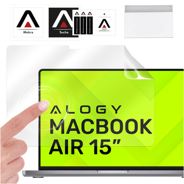 Matte screen protector for MacBook Air 15 2023 M2 A2941 15.3" Alogy Screen Protect Film