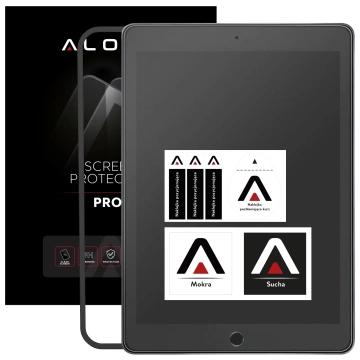 Matte Tempered Glass for Apple iPad 10.2 Gen. 7/8/9 Alogy Matte Paper-Like Screen Protector with Mounting Frame