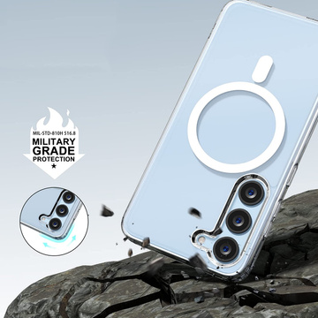 Ochranné puzdro FlexAir Hybrid na telefón MagSafe pre Samsung Galaxy S23 Clear