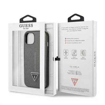 Чохол Etui Guess GUHCP13MPSATLG для iPhone 13 6,1" SaffianoTriangle Logo