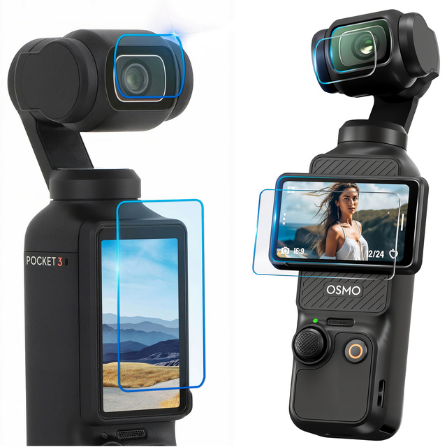 Gehärtetes Glas für DJI Osmo Pocket 3 für den Alogy Screen Protector PRO Kamerabildschirm