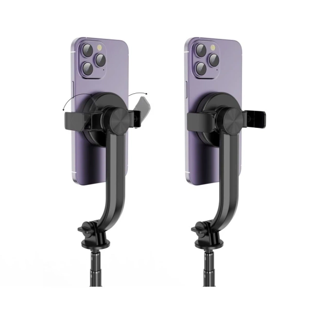 Selfie Stick L04S Magsafe Bluetooth statyw statív Black