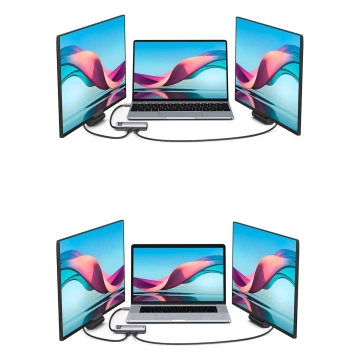 Baseus Metal Gleam Series 7-in-1 HUB сірий (WKWG040013)