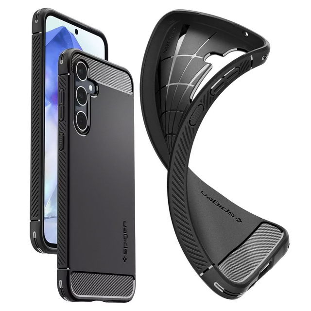 Etui Spigen Rugged Armor для Samsung Galaxy A55 5G Matte Black