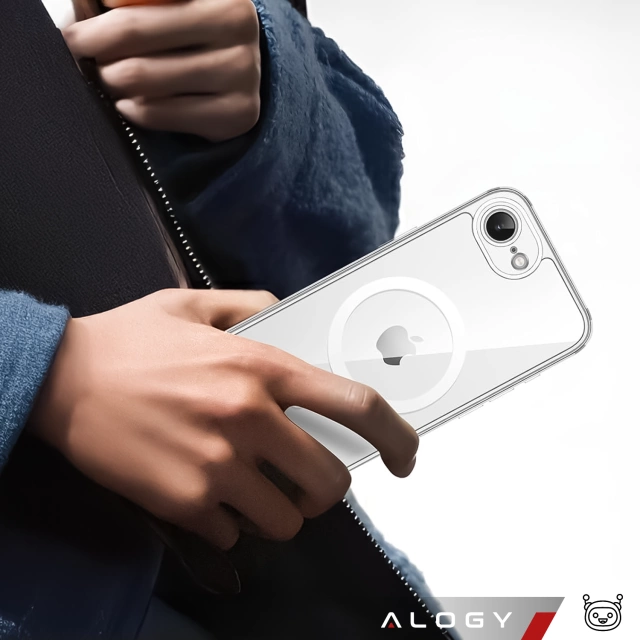 Чохол для Apple iPhone 16 Pro Max Alogy Anti-Shock Hybrid Case for MagSafe Transparent
