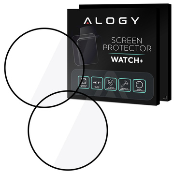2x Alogy 3D Flexible Glass для Xiaomi Mi Watch S1 Active Global Black