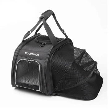 Rockbros 30140028001 Bike Bag Transport for Cats and Dogs - Black