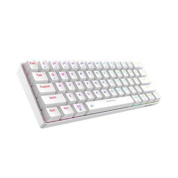 Bezdrátová mechanická klávesnice Dareu EK861 Bluetooth 2,4G RGB (bílá)