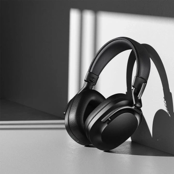 Bezdrôtové slúchadlá Forcell F-Audio ANC Pro SoundCraft, čierne