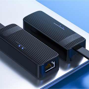 Orico síťový adaptér, USB 3.0 na RJ45 (černý)