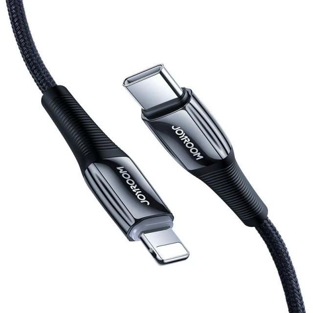 Joyroom Kabel przewód USB Typ C - Lightning Power Delivery 20W 2,4A 1,2m schwarz (S-1224K2 Red)