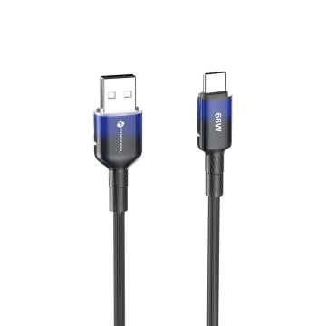 Kabel USB-A – USB-C 66W Forcell F-Energy Gradient 1 m C352 czarny