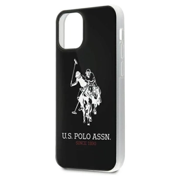 US Polo Shiny Big Logo iPhone 12 mini 5,4" Handyhülle Schwarz Schwarz