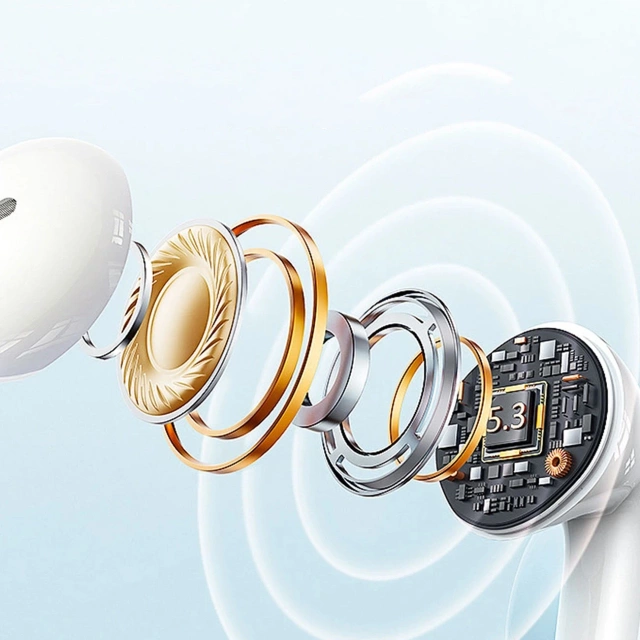 Dudao U14 kabellose In-Ear TWS Bluetooth 5.3 Kopfhörer – weiß