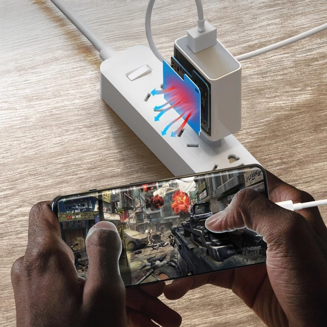 HUB splitter Alogy Adaptér pro počítačový notebook s USB-C na 3x USB-A 2.0 1x USB-A 3.0 šedý