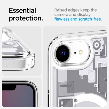 Чохол Spigen Ultra Hybrid MagSafe для iPhone 16E Zero One White
