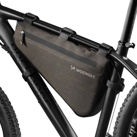 "Wozinsky bicycle frame bag 5 l gray (WBB15BK)"