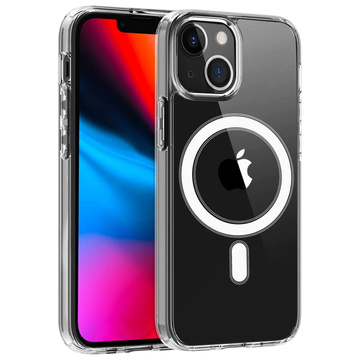 Case for MagSafe Ultra Slim Mag Alogy for Qi for Apple iPhone 14 Plus Transparent