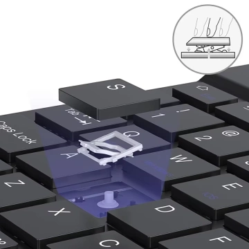 Універсальна бездротова клавіатура 10" з Bluetooth